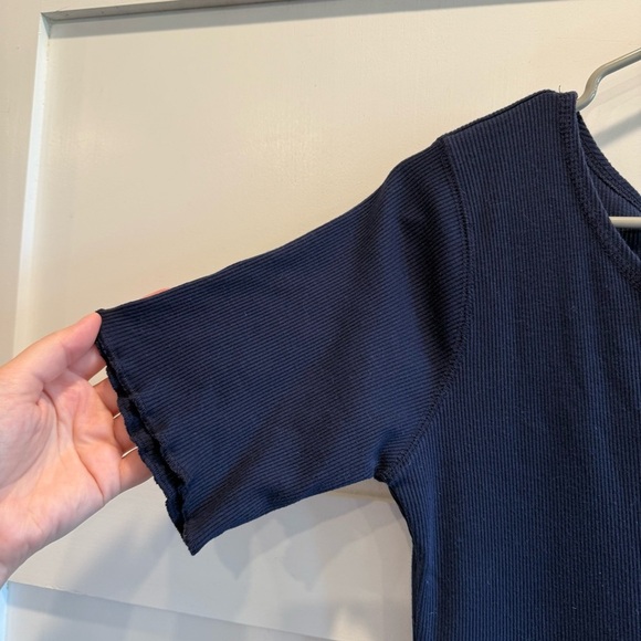 Navy Striped Ship'n Shore Sport Dress - Picture 4 of 7